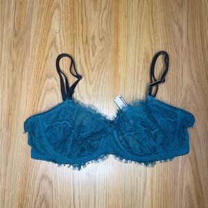 Victoria’s Secret dream angels green lace push-up bra size 34C